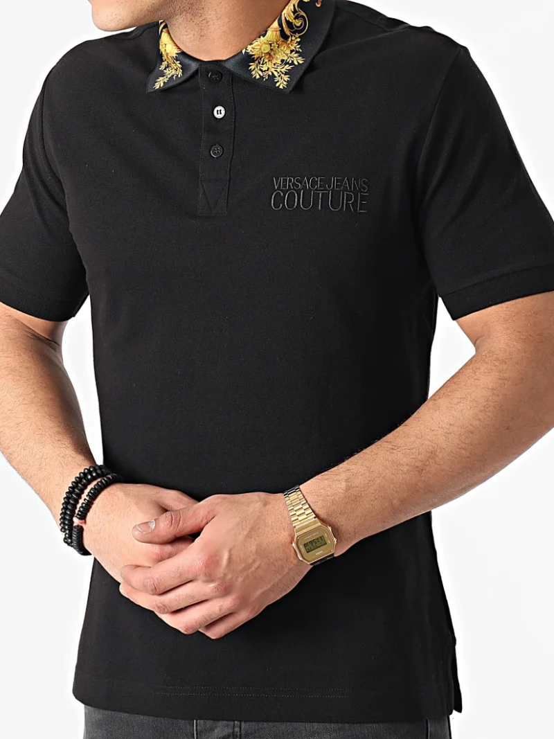 Versace Jeans POLO NOIRE GOLD